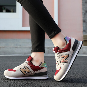 官方官方新百伦n字纽百伦女鞋运动鞋男nb牛百伦秋季透气跑步鞋炫彩灰