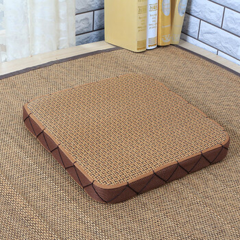 帛漾(boyang)蒲团坐垫藤编日式加厚榻榻米茶道禅1修垫打拜垫拜1佛垫