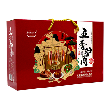 芙澜定襄驴肉熟食真空新鲜即食传统五香现卤酱熟山西忻州特产礼盒150