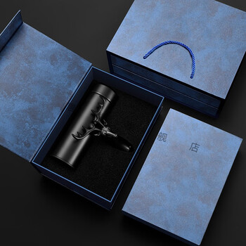 轻奢高端纯钛保温杯男女士大容量水杯茶水分离泡茶杯子礼品公司定制