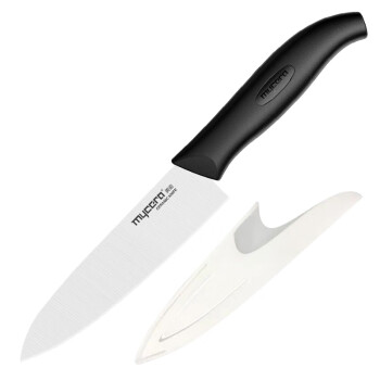 美瓷（MYCERA）陶瓷刀厨房家用6寸厨师刀 切水果刀具 西瓜刀 宝宝辅食刀(黑色)E6B