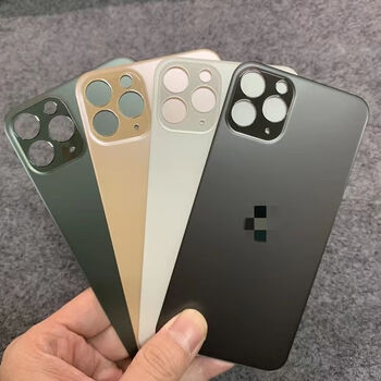 苹果11后盖玻璃/11pro/11promax/后壳苹果修复屏/大孔玻璃盖 苹果11