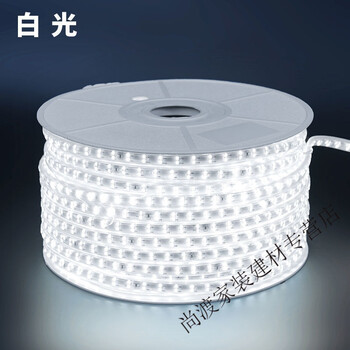 闪烁变色灯带线灯条彩灯220v户外单光白色常亮10米1个控制器卡扣尾赛