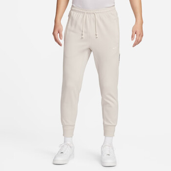 耐克nikedrifit男子速干足球长裤春季卫裤法式毛圈104浅土褐淡象牙白