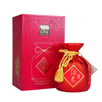 酒鬼酒【酒快到】酒鬼酒红坛20 馥郁香型白酒 52度 500ml 红坛20 单