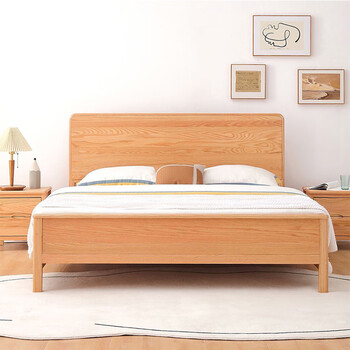 2米单人床1米1.35米全实木1.5米双人床1.8米2米2.