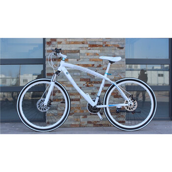 凤凰山地自行车越野男女变速轻便上班学生公路赛车 白色辐条轮 27速26