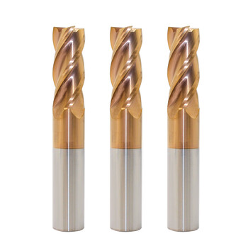 58度钨钢高硬四刃涂层硬质合金立铣刀cnc数控铣刀4刃6d675l