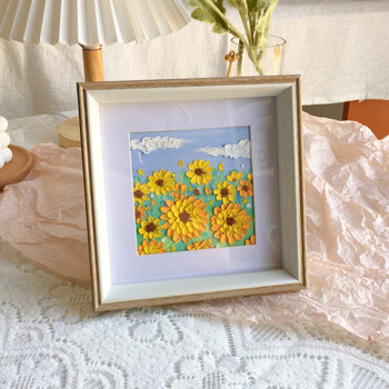 油画棒相框油画棒画框水彩画素描裱画框儿童画6寸相框摆件a5北欧网红