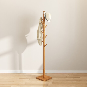 现代简约简易 办公室衣架落地 房间挂衣架 多挂钩立式衣服架子 方形衣