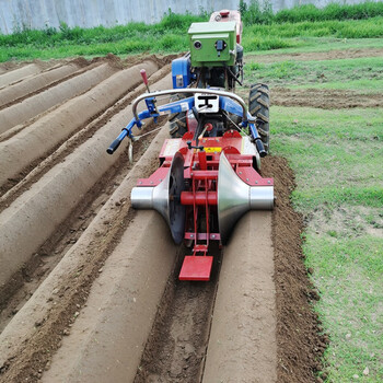 麦桑荷草莓开沟起垄机101手扶拖拉机适配大棚开沟筑梗151型起垄培土机
