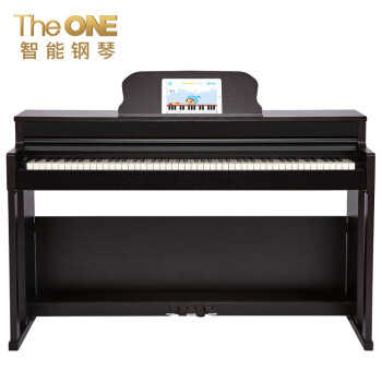 The ONE智能钢琴 电钢琴升级演奏版TOP2 88键重锤电子数码钢琴 成年人儿童电钢  古典棕