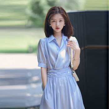 高端轻奢连衣裙女品牌女装2022早春新款法式别致感气质温柔甜美仙女