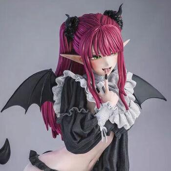 爱河喜多川海梦动漫二次元模型摆件可动可换脸 喜多川海梦cos魅魔(16