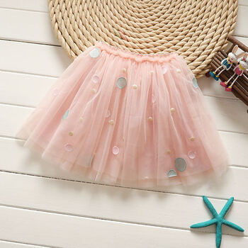 2020新款女童短裙儿童半身裙网纱裙公主蓬蓬裙半截裙春秋冬裙子洋气3