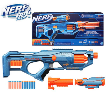 孩之宝（Hasbro） NERF热火精英2.0系列5岁以上户外射击竞技男女孩儿童软弹玩具枪 精英2.0鹰空发射器 F0424