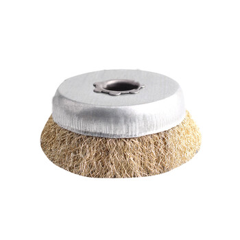 秦岩碗型钢丝轮金属打磨轮除锈钢丝刷角磨机用钢丝球10个装 100型白盖