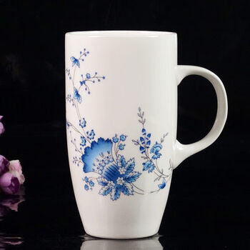 乐圣泰500毫升大容量陶瓷水杯办公室马克杯创意早餐杯家用杯子大咖啡