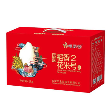 熠品香 东北 稻香大米礼盒 A款- 5kg