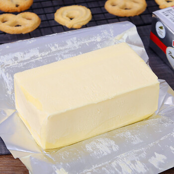 总统淡味黄油块动物性发酵牛油法国进口500g烘焙diy原料生酮223