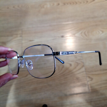 看近两用无痕智能变焦双光老花眼镜简约变色银色渐进多焦点老花300度