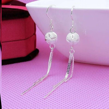 老凤祥银耳环女流苏耳环999足银耳环韩版足银流苏耳环时尚女