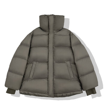 护士鞋  羽绒服女短款2023年新款超轻柔软糯舒适加厚纯色宽松外 咖啡