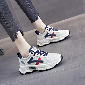 森马小白鞋女2023秋季新款女鞋厚底运动鞋休闲板鞋时尚百搭旅游鞋红