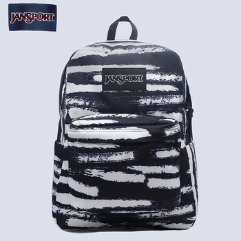 jansport双肩包豹纹斑马初高中男女休闲旅游防水耐用大容量学生书包