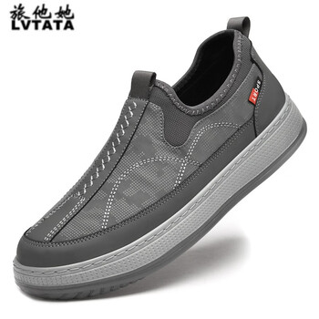 旅他她lvtata老北京布鞋男款透气老人鞋防滑软底中老年舒适休闲鞋官方
