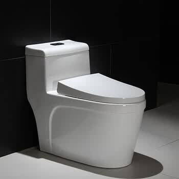 后排式马桶 家用马桶抽水座便小户型虹吸式墙排后排坐便器100坑距150