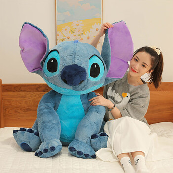 史迪仔玩偶公仔紫色毛绒玩具超大史迪奇安琪娃娃一对女友生日礼物