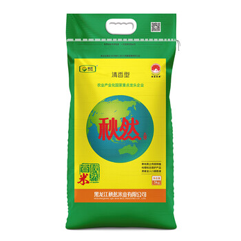 秋然大米2022新米东北黑龙江粳米5kg长粒香10斤清香型