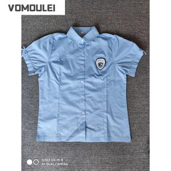 石家庄二中校服夏季男女款初高中石二集团西南润德石校区礼服 天蓝色