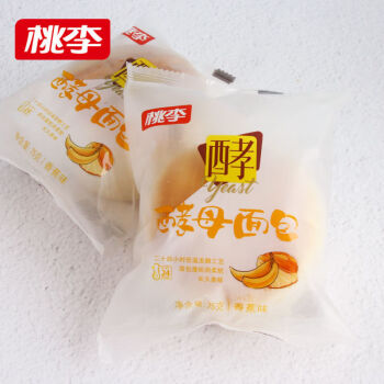 短保45天桃李麵包酵母早餐麵包牛奶巧克力味多口味麵包600g香蕉味600g