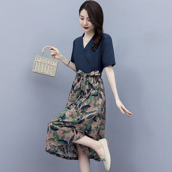 特价捡漏素订棉麻女装官方素素今年流行薄款仙女棉麻连衣裙2022春夏季