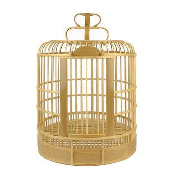 hkml川笼画眉笼成都四川贴青全套正宗川笼手工竹制画眉竹编鸟笼子 川