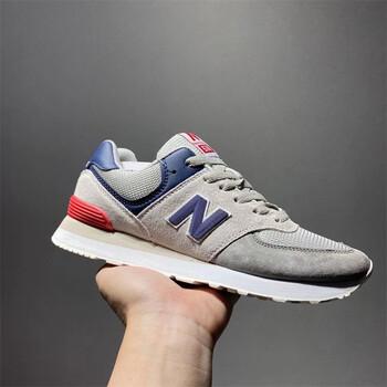 新百伦领跑撤柜捡漏真皮情侣鞋男鞋女鞋nb运动鞋复古休闲慢跑鞋574n字