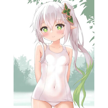 乐加酷原神草神纳西妲硅胶动漫娃娃二次元软体等身可动人偶派蒙杯