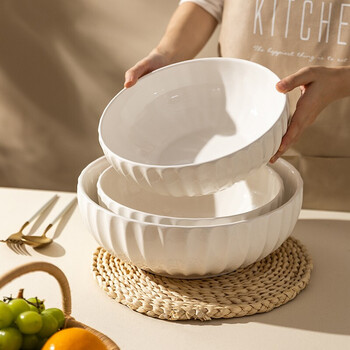 demanke汤盆陶瓷大汤碗家用特大号水煮鱼大盆碗酸菜鱼大碗宽面碗10