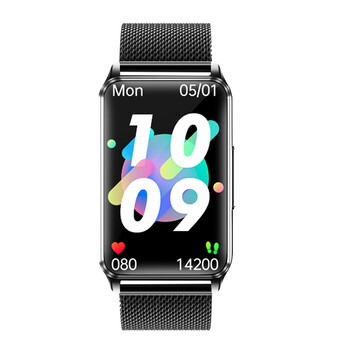 华为手机适用2023新款智能血糖手表无创免扎针血糖仪测血压心率 黑色