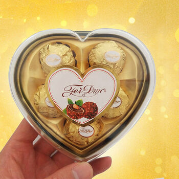 心形巧克力男女友朋友礼物团购结婚庆喜糖果新年送礼年货批发便宜爱心