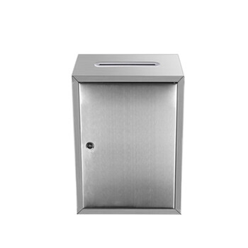 庄太太 加厚不锈钢信箱意见箱员工投诉建议举报箱 c款210*270*110mm