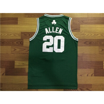 凯尔特人队5号加内特球衣9隆多34皮尔斯雷李·宁伦伯德复古刺绣