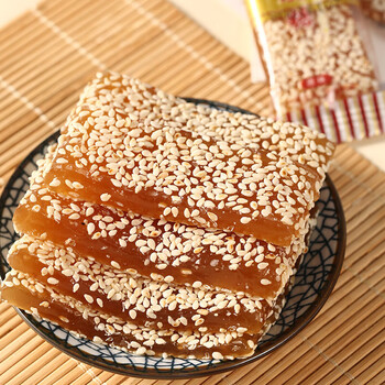 幸鸾皮糖正宗老式牛筋糖休闲零食湖南特产怀旧儿时批发休闲芝麻糖果买