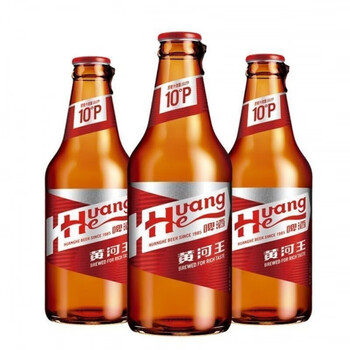5折 黄河啤酒 黄河王瓶装10度500ml*12瓶 泡沫箱装(新包装) 500ml*12