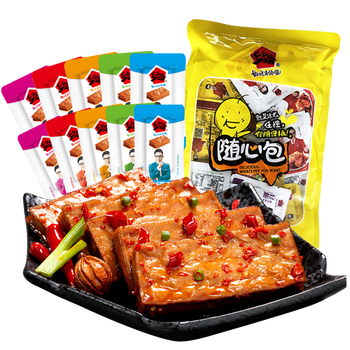 乡乡嘴卤制厚豆干麻辣办公室宿舍休闲豆制品小吃混合口味 5g 图片价格品牌报价 京东