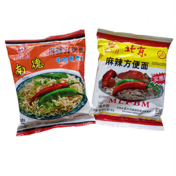 南德方便面北京麻辣干吃面混合装 整箱干脆面 南德面15袋 北京面15袋
