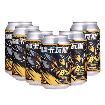 冰疆闷倒象卡瓦斯新疆特产天然蜂蜜发酵格瓦斯罐碳酸饮料整箱小330ml