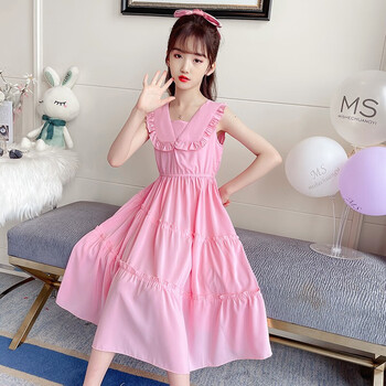 女童连衣裙夏装儿童公主裙夏天韩版中大童仙女裙子小女孩衣服a字裙3